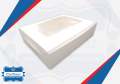 White Cardboard Box for Brownies/Desserts (Extra Large) 12 x 9 x 3 inches Pack of 12. 