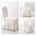 Thickened solid color elastic hotel wedding celebration cover, all inclusive banquet chair cover. 