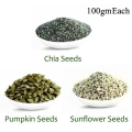 Omega-3 Zinc & Fiber Combo – Chia Seeds, Pumpkin Seeds & Sunflower Seeds (100gx3) Pakistan. 