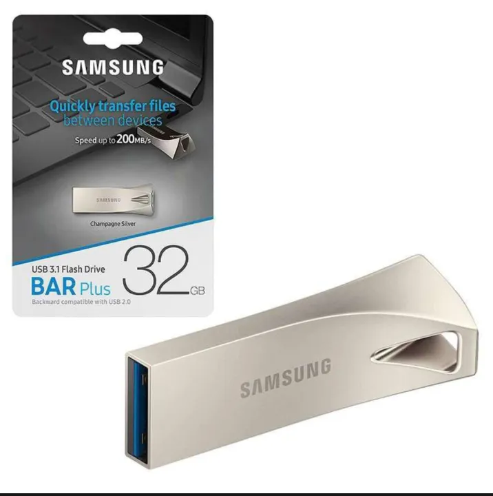 Samsung%20BAR%20Plus%2064GB%20USB%20+%20%20Good%20Flash%20Drive%20Speed%20Memory%20Stick%20Metal%20Body%20Imported%20-%20Image%202