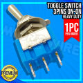 【Footprint】 Toggle Switch ON-ON 3Pin 3 Position Heavy Duty. 