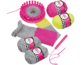 Girls Creator Knitted Scarf Maker Crochet Toy Set for Girls – Multi Color. 