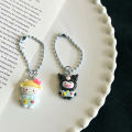Cute Kawaii Cartoon Keychain Children Bag Pendant Charms Couple Keyring Car Key Accessories Phone Pendant Girls Christmas Gifts Qoddess. 