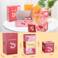 Exploding Gift Box Money Pop Up Surprise Birthday Prank Box Money Roll Gift Box for Cash Gift Chinese Red Envelope Durable B. 