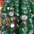 Emerald colour real jade stone string for sale in very reasonable price. 