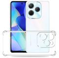 Infinix Hot 40/40 Pro Transparent Silicone Bumper Back Cover - Soft Jelly Shockproof Case. 