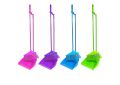 Plastic Long Handled Dustpan & Brush Set For Cleaning - Things store. 
