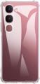 Vivo Y21D Transparent Silicone Back Cover – Clear Soft Case with Corner Bumper Protection. 