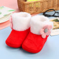 Newborn Baby Girls Boys Soft Booties Solid Pompom Snow Boots Infant Toddler Newborn Warming Shoes New Fashion Comfortable Shoes. 