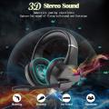 Beexcellent GM-7 Gaming Headset With Mic For PC,PS4, Xbox One Over-Ear Headphones With RGB Lights. 