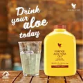 FOREVER ALOE VERA GEL 100% stabilized aloe Vera juice. 