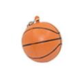 Basketball Pendant Keychain with LED Light Sound Key Ring Holder Hanging Decor. 