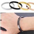 Latest Simpl Gold/Black/Silver Color Stainless Stee Open-Cuff Bracelet for Men (pack Of 1 ). 