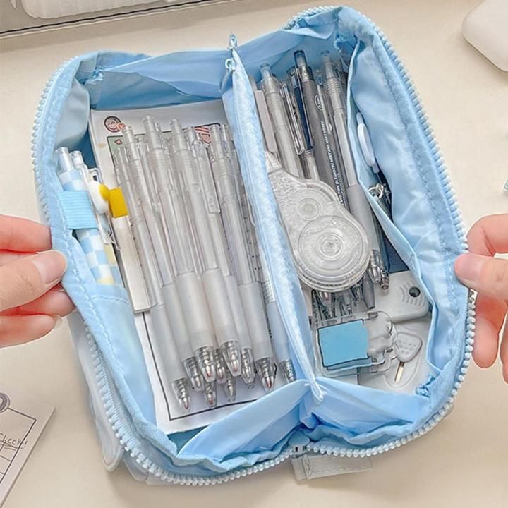 Pen Bag with Carrying Strap Zipper Pencil Case