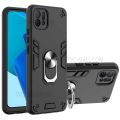 Oppo_A16K / A16e Case Armor Series PC + TPU Ring Holder Phone Cover. 