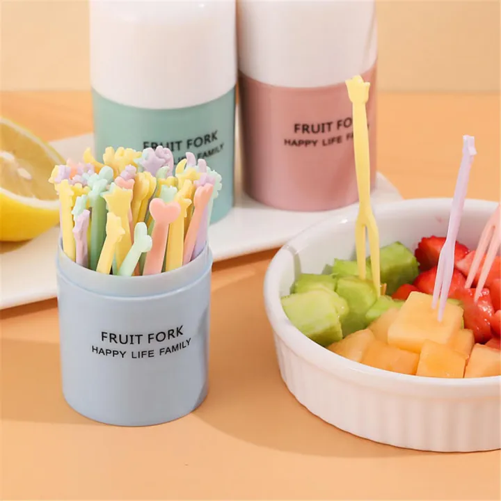 50Pcs/Set%20Cute%20Fruit%20Fork%20Candy%20Color%20Mini%20Fruit%20Picks%20Child%20Cartoon%20Plastic%20Household%20Snack%20Dessert%20Forks%20Bento%20Accessories%20-%20Image%202