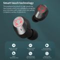 M23 TWS Bluetooth 5.1 Earbuds 3D Smart Touch Control HIFI Music Wireless Earphone with Type-C Charging Box. 