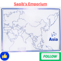 Map of World , Pakistan and Islamic Countries including Outline Map. 