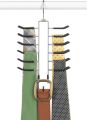 Store 24 Bar Iron Tie Hanger - Scarfs & Belt Rack Organiser. 