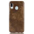 PU Leather Coated Hard PC Phone Case for Samsung Galaxy A20e 5.8inch. 