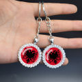Esspoc Albania Flag Key Chain Fashion Glass Dome Keychains Keyrings Patriot Souvenir Gifts Albanian Flags Jewelry Accessory. 