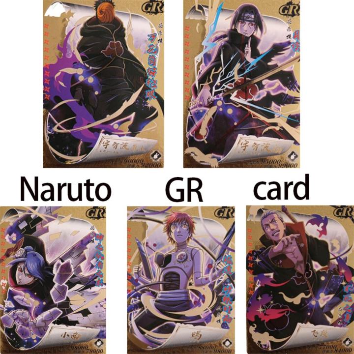out of print NARUTO GR Anime Character Game Collection Flash Card Nagato Obito Anime Hero Board Game Card toy gifts for kids