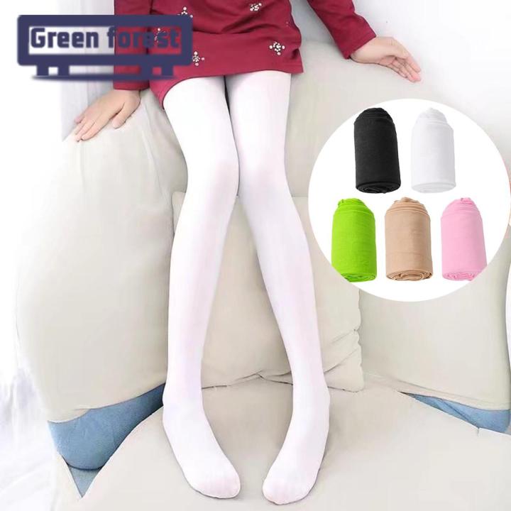 Green forest Children's Dance Socks Super Elastic Nude Color Children's Dance Socks