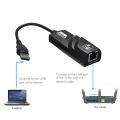 USB 3.0 to Ethernet RJ45 LAN Adapter 10/100/1000 Mbps, Plugable USB 3.0 to Ethernet Adapter, USB 3.0 to Gigabit Ethernet, Supports Windows 10, 8.1,8,7, XP. 