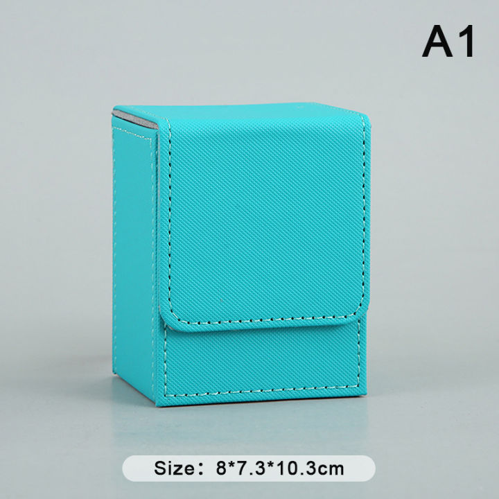 Trading Card Deck Box Durable Sturdy Card Storage Container Collectible Game Card Carrying Case Holds 80+ Or 100+ Cards