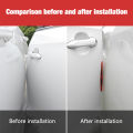 6Pcs/Set Car Sticker Truck Auto Motor Reflective Strips Anti-Scratch Safety Warning Carbon Fiber. 