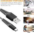 Micro USB Cable 0.3M-1M-2M/6.6FT 3Pack Android Charger Cable - 2.4A Nylon Braided Durable USB Charging Cable for Sâmsûng Gâlâxy S7/S6/S4/S3/J7/J5/J3, Tablet, E-Rêáders, Sôny, HTC, LG, Nèxüs, PS4, Xbô. 