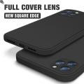 Luxury Original Liquid Silicone Case for iPhone 11 Pro Max Cases Square Phone Cover Protective Soft Bumper. 