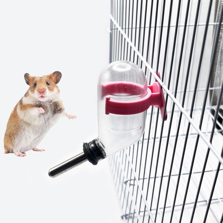 View of Practical 60ML Hamster Water Dispenser Automatic Leakproof Hamster ...