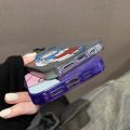 Suitable for Couples iPhone15PRO Phone Case Color Printing Electroplating New Apple 14 Protective Cover Laser 13. 