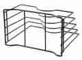 Home and lifestyle plate kitchen rack multifunction ktchen cabinet pan cover storage rack plate, pot, lid rack, cutting board organizer for kitchen. 