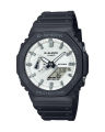 Go bold and confident with a strikingly straightforward G Shock in high-contrast black and white-GA-2100WD-1ADR. 