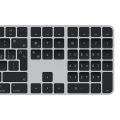 Magic Keyboard 2nd Generation with Numpad Space Gray - Arabic Alphabets - Magic Keyboard Second Generation - Wireless Keyboard - Bluetooth Keyboard - Rechargeable Keyboard - Long Battery of 3 - 4 Weeks. 