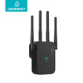 Doomhot WiFi Repeater 2.4Ghz Wireless Range Extender WiFi Signal Booster 300Mbps Wi-Fi Signal Amplifier Network Routers Network Extender for AP Router Range EU Plug. 