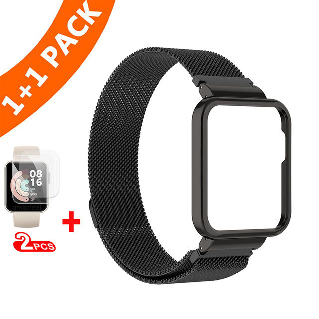 Stainless%20magnetic%20Loop%20Bracelet%20for%20xiaomi%20mi%20watch%20lite%20smartwatch%20Metal%20protection%20case%20for%20xiaomi%20watch%20lite%20cover%20frame%20-%20Image%206