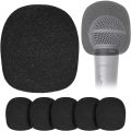 6 PCS Microphone Covers Microphone Windscreen Sponge Cover Hand Mic Foam Cover Protective Cap for Handheld Mic. 