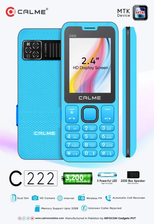 Calme%20C222%20-%20New%20&%20Updated%20Model%20-%202.4%20Inch%20Display%20-%203200mAH%20Battery%20-%20Dual%20Sim%20-%20PTA%20Approved%20-%20Wireless%20FM%20Radio%20-%20HD%20Camera%20-%203%20Powerful%20LED%20Torch%20Light%20-%201%20Year%20brand%20Warranty%20-%20Image%202