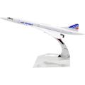 Airplane Model Air France 16 cm Concorde Aircraft Model Diecast Metal Plane Airplanes 1:400 Plane Toy. 