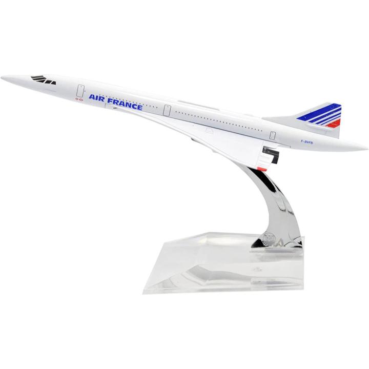 Airplane Model Air France 16 cm Concorde Aircraft Model Diecast Metal Plane Airplanes 1:400 Plane Toy