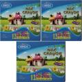 Junior Crayon 12 Colors (3 Pcs). 