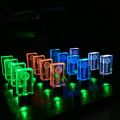 New Crystal USB Flash Drive with LED Light Usb 2.0 4GB 8GB 16GB 32GB 64GB Photography Gifts Pendrive Custom Logo pen drive. 