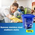 Oven Cookware Cleaner, Multi-Purpose Stainless Steel Cleaning Paste Polish Removes Stains Cleaner for Removing Rust. 