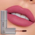 Waterproof Matte Velvet Lip Gloss Lasting Non Sticky Cup Liquid Lipstick Nude Dark Brown Red Lip Tint Mud Makeup Lip Cosmetics. 