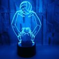 Foreign trade new volleyball 3D night light Sports characters order colorful remote control touch 3D led light. 
