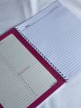 6 Subject Notebook- Spiral Notebook Large Size 8.5" x 11"- A4 size. 