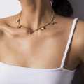 Butterfly Chain Necklace - Trending Golden Design Butterfly Pendant Necklace Choker for Women & Girls. 